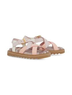 Kids Vintage Check open-toe sandals