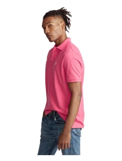 Men's Custom Slim Fit Mesh Polo