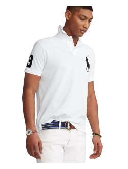 Men's Big Pony Custom Slim Fit Mesh Polo