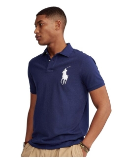 Men's Big Pony Custom Slim Fit Mesh Polo