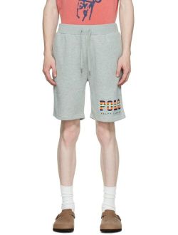 Gray Bonded Shorts