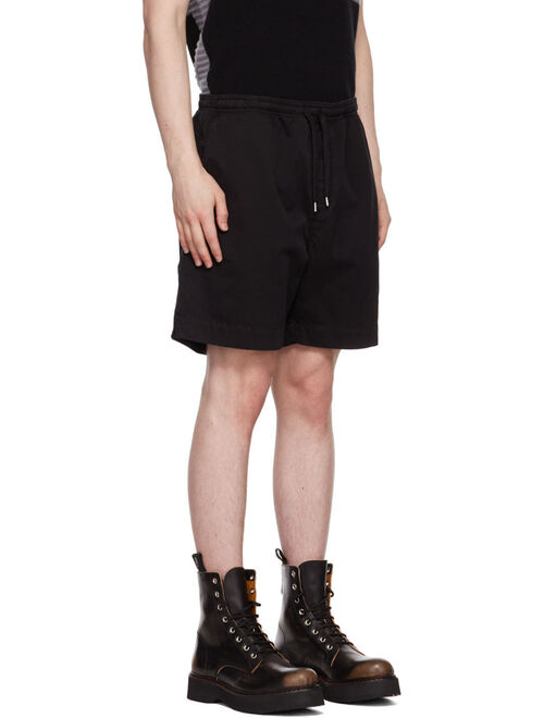 Schnayderman's Black Cotton Shorts