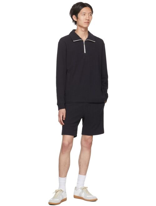 Theory Navy Allons Shorts