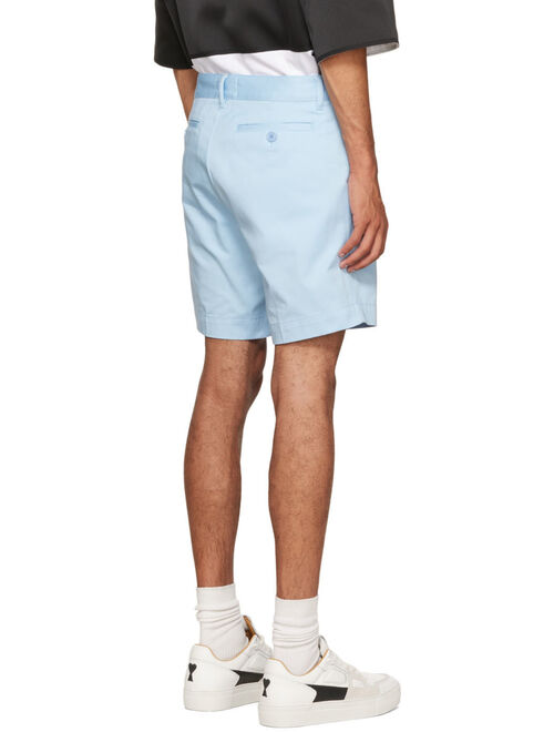 AMI Alexandre Mattiussi Blue Chino Shorts