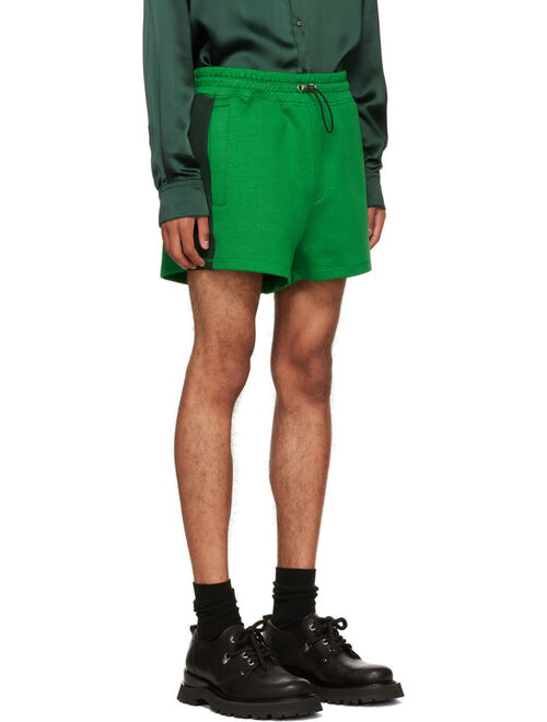 AMI Alexandre Mattiussi Green Ami de Coeur Shorts