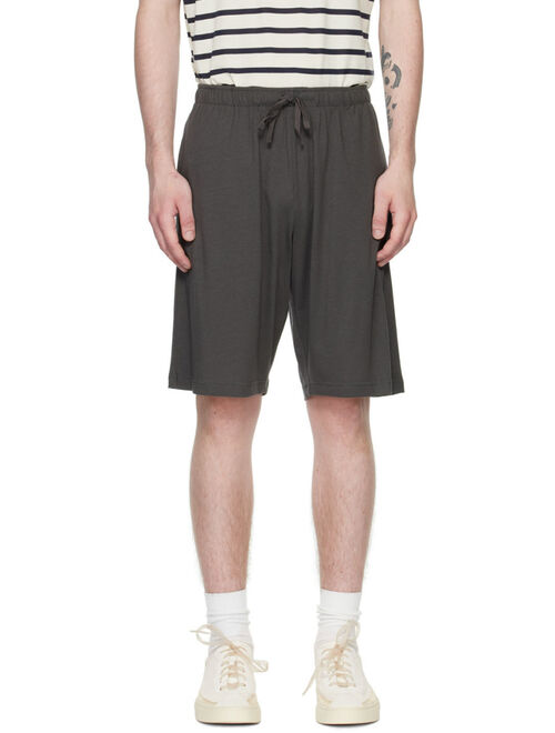 Sunspel Gray Lounge Shorts