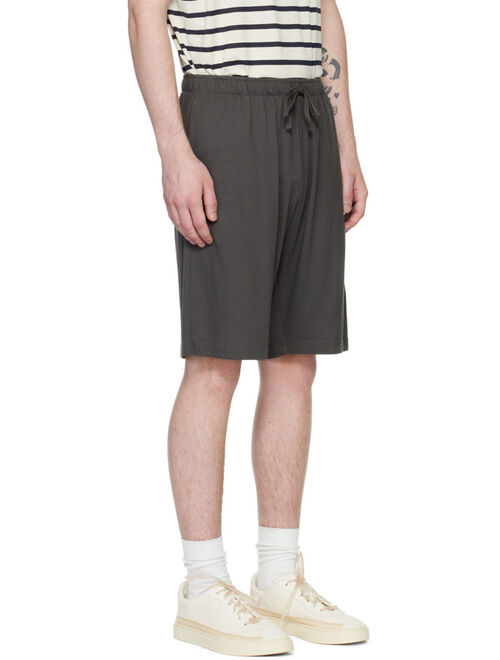 Sunspel Gray Lounge Shorts