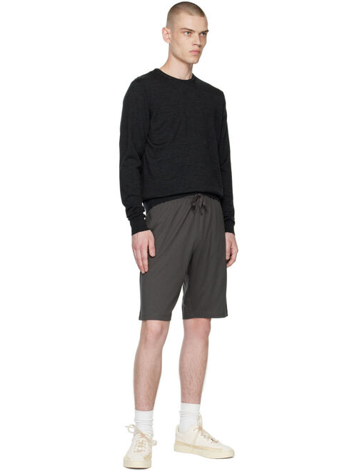 Sunspel Gray Lounge Shorts