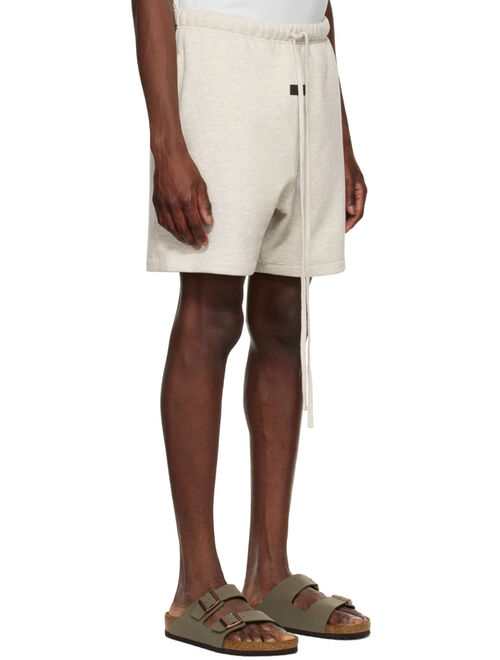 Essentials Off-White Cotton Shorts