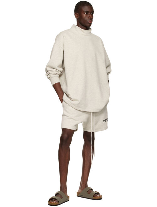 Essentials Off-White Cotton Shorts