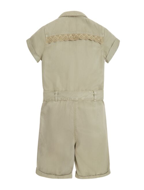 GUESS Big Girls Lightweight Tencel Short Sleeves Romper