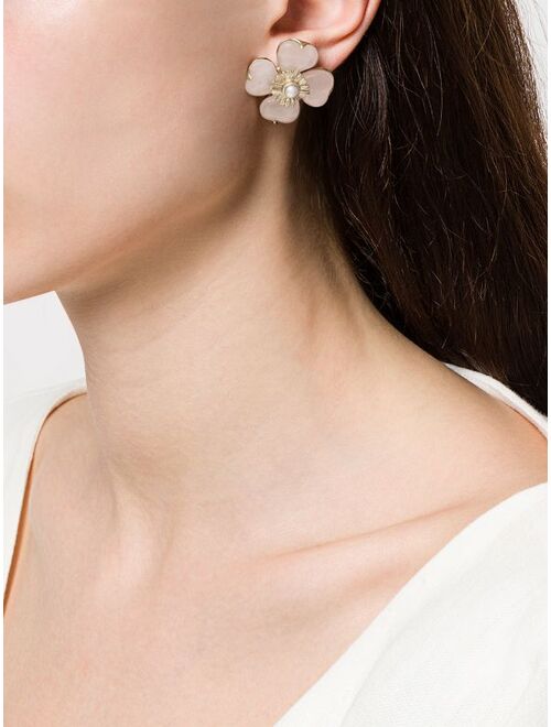 Goossens flower earrings