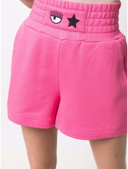 Chiara Ferragni cotton Eye Star shorts