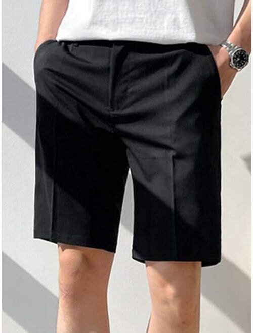 Buy DAZY Men Fold Pleated Bermuda Shorts online | Topofstyle