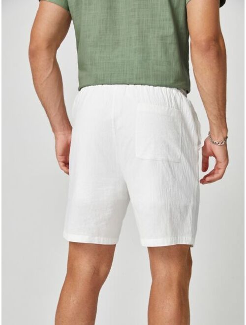 SHEIN Men Drawstring Waist Shorts