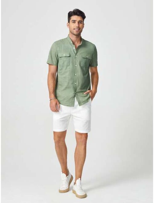 SHEIN Men Drawstring Waist Shorts