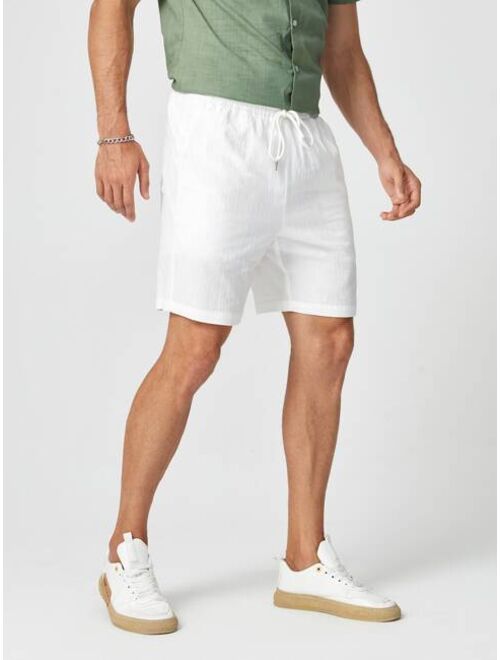 SHEIN Men Drawstring Waist Shorts