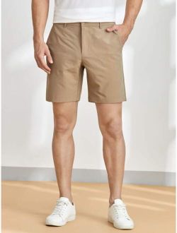 Men Slant Pocket Bermuda Shorts