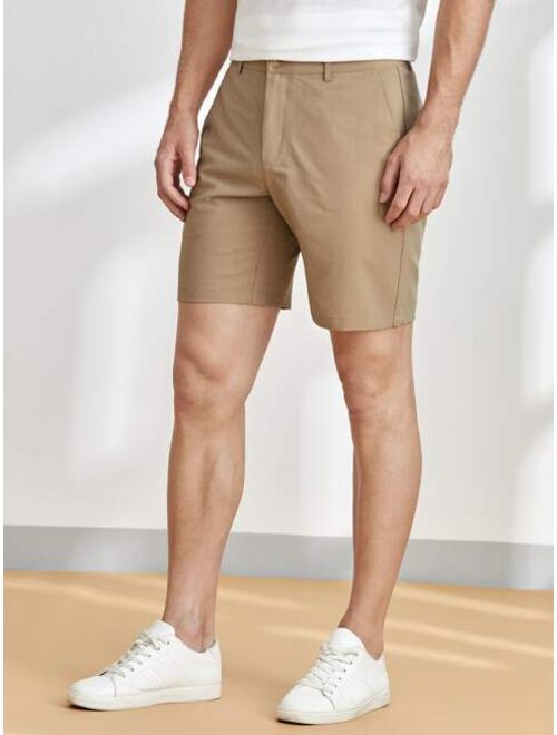 SHEIN Men Slant Pocket Bermuda Shorts