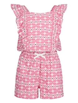 Girls' Cotton Striped Romper