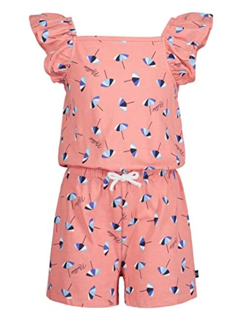 Nautica Girls' Cotton Striped Romper