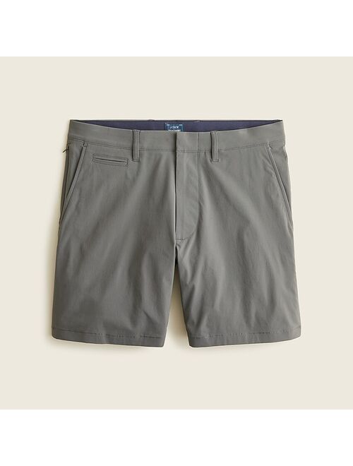 J.Crew 7" tech polyamide hook and eye regular fit short