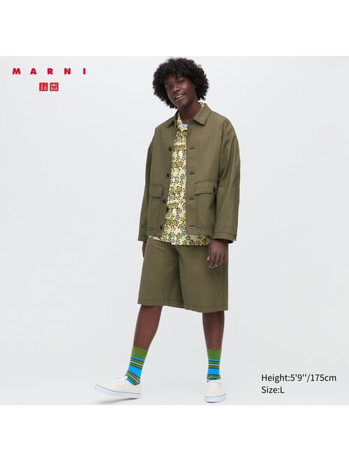 Uniqlo Wide-Fit Boxy Shorts (MARNI)