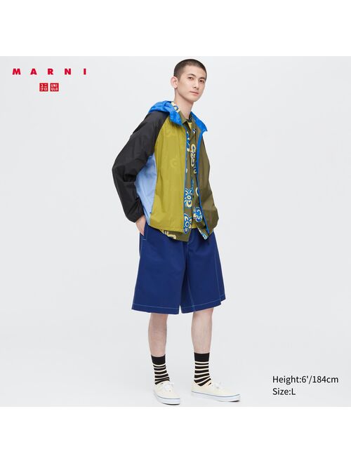 Uniqlo Wide-Fit Boxy Shorts (MARNI)