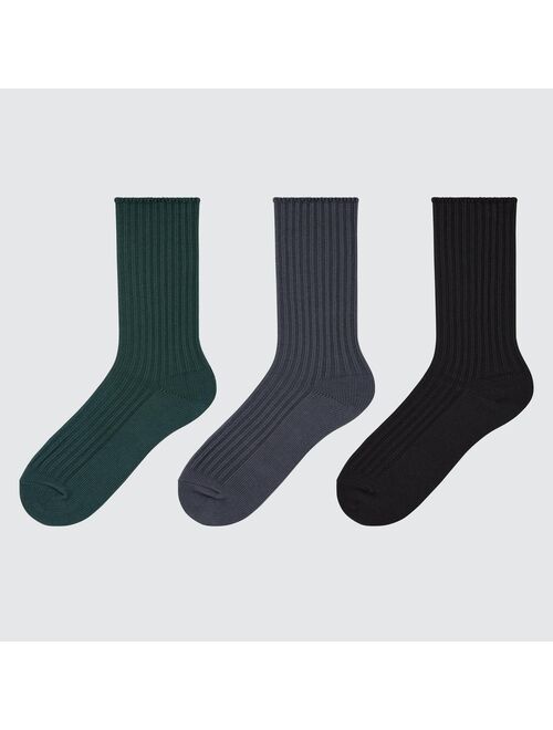 Uniqlo Ribbed Socks (3 Pairs)