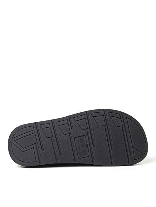 Dearfoams Men's Max Quilted Nylon Slide Slipper