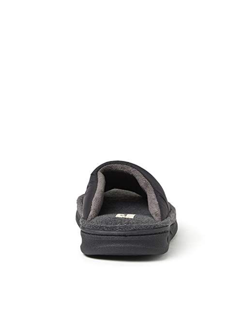 Dearfoams Men's Max Quilted Nylon Slide Slipper