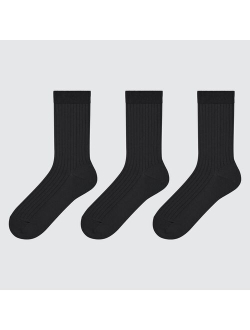 Wide-Ribbed Socks (3 Pairs)