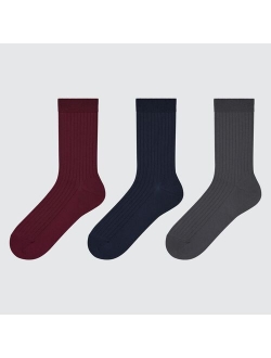 Wide-Ribbed Socks (3 Pairs)