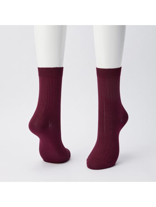 Uniqlo Wide-Ribbed Socks (3 Pairs)