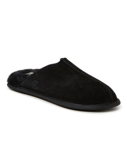 Men's Suede Closed Toe Scuff Slipper