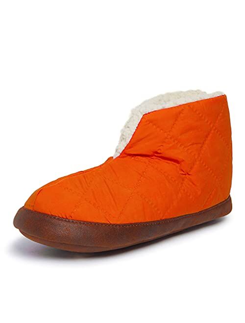 Dearfoams Men's Original Nylon Warm Up Bootie Slipper