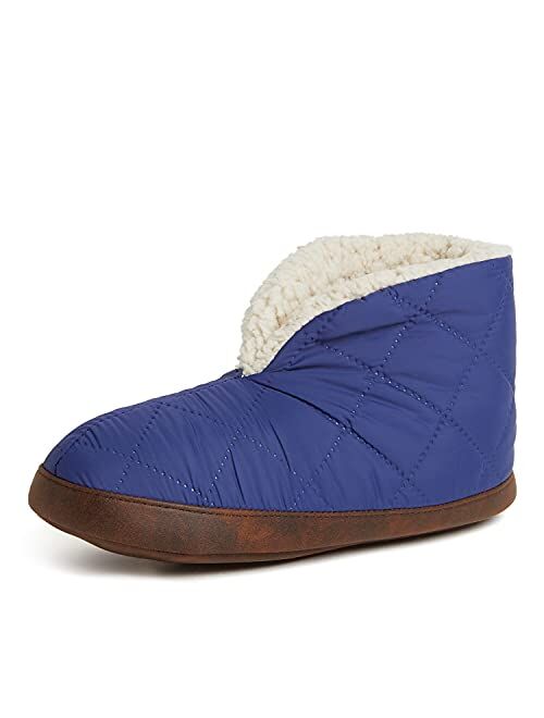 Dearfoams Men's Original Nylon Warm Up Bootie Slipper