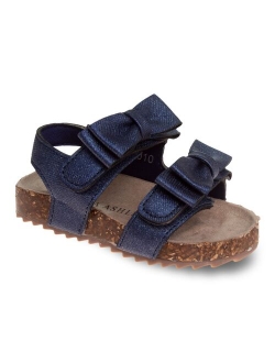 Laura Ashley Toddler Girls' Footbed Sandals