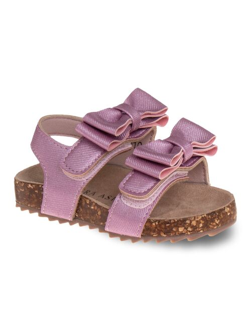 Laura Ashley Toddler Girls' Footbed Sandals