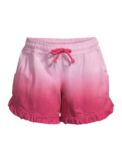 Girls 2-20 Lands' End Chambray Woven Pull-On Shorts in Regular & Plus