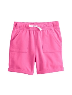 Girls 4-12 Jumping Beans Adaptive Sensory, Seated Comfort, & Easy Dressing French Terry Shorts