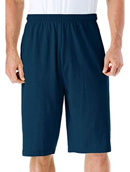 KingSize Men's Big & Tall Lightweight Extra Long Shorts