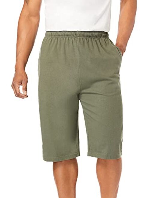 KingSize Men's Big & Tall Lightweight Extra Long Shorts