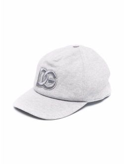 Kids embroidered-logo baseball cap