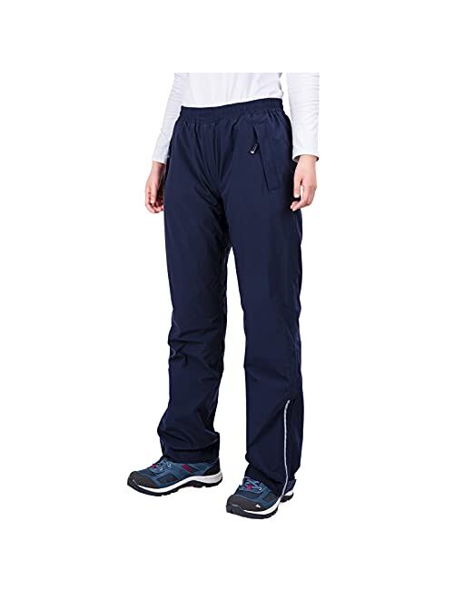 Buy 33,000ft Women's Rain Pants, Lightweight Waterproof Rain Over Pants ...