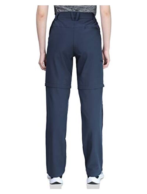 Outdoor Ventures Women's Convertible Pants, Quick Dry Hiking Zip-Off Pants, Stretch Lightweight Cargo Pants