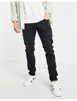 slim jeans in washed black