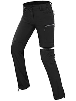 Wespornow Women's-Convertible-Zip-Off-Hiking-Pants for Camping, Travel