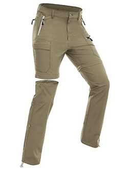 Wespornow Women's-Convertible-Zip-Off-Hiking-Pants for Camping, Travel