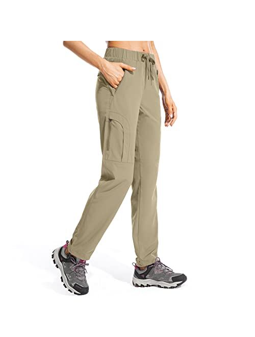 Toomett Women's Hiking Pants Quick Dry UPF 50 Travel Golf Pants Lightweight Camping Work Cargo Pants Zipper Pockets